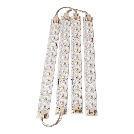 Jogo de quatro tiras led sobresselente aplique quadrado 18w cct 32578_0