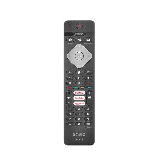 MANDO TV SAVIO RC-16 COMPATIBLE PHILIPS SMART TV_0