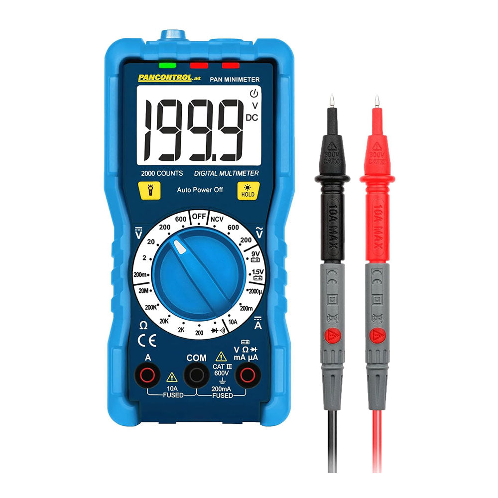 MultÃ­metro digital cat iii 600v pan minimeter_0