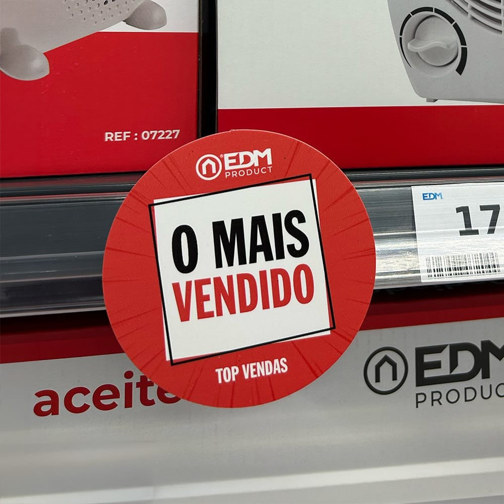 Oscilante o mais vendido fundo vermelho Ã¸10 cm_0