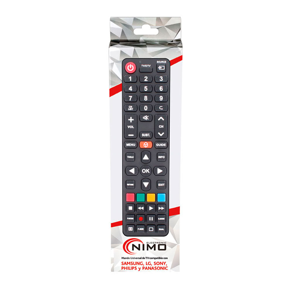Controle remoto direto para tv (samsung, lg, sony, philips, panasonic) nimo_0