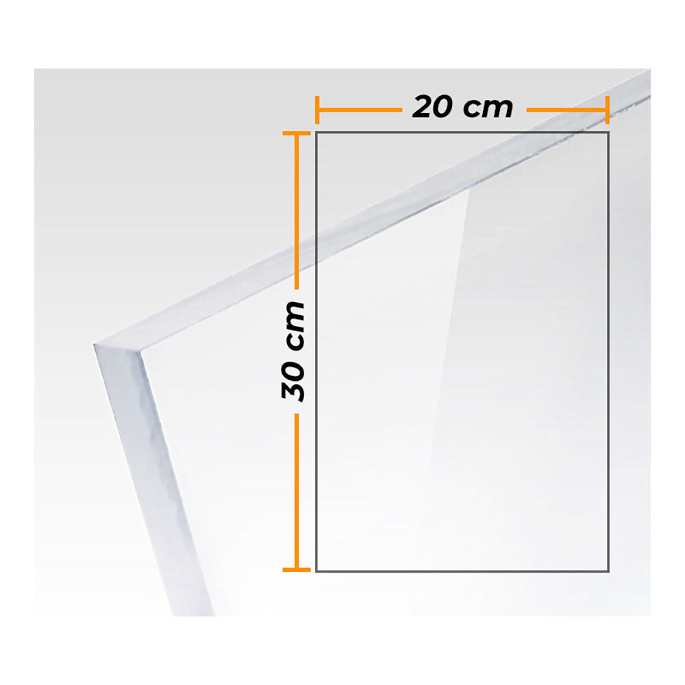 Placa metacrilato transparente colada 3mm - 20x30cm._0