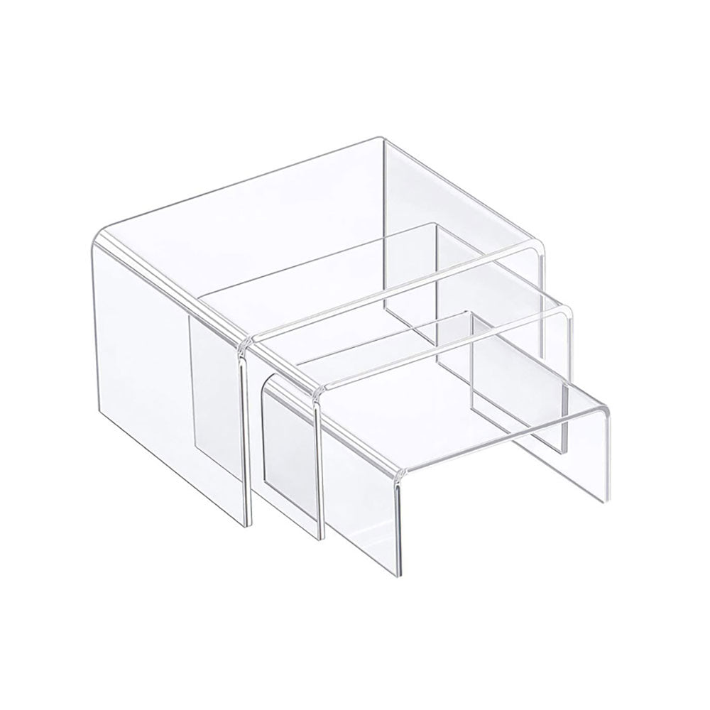 Pack de 3 expositores elevados de metacrilato 3mm_0