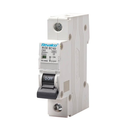 Disjuntor magnetotÃ©rmico revalco 1 polo 25a c 6ka resid/terciÃ¡rio_0