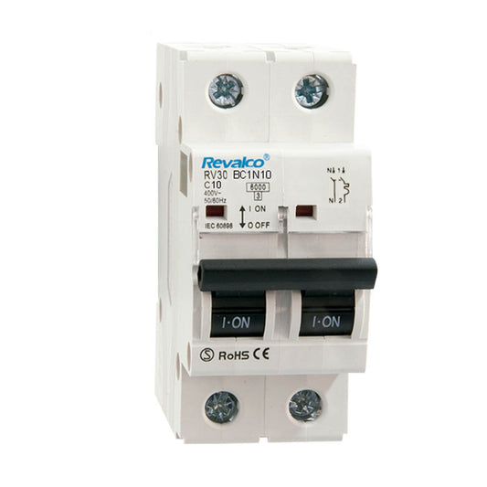 Disjuntor magnetotÃ©rmico revalco 1 polo+neutro 25a_0