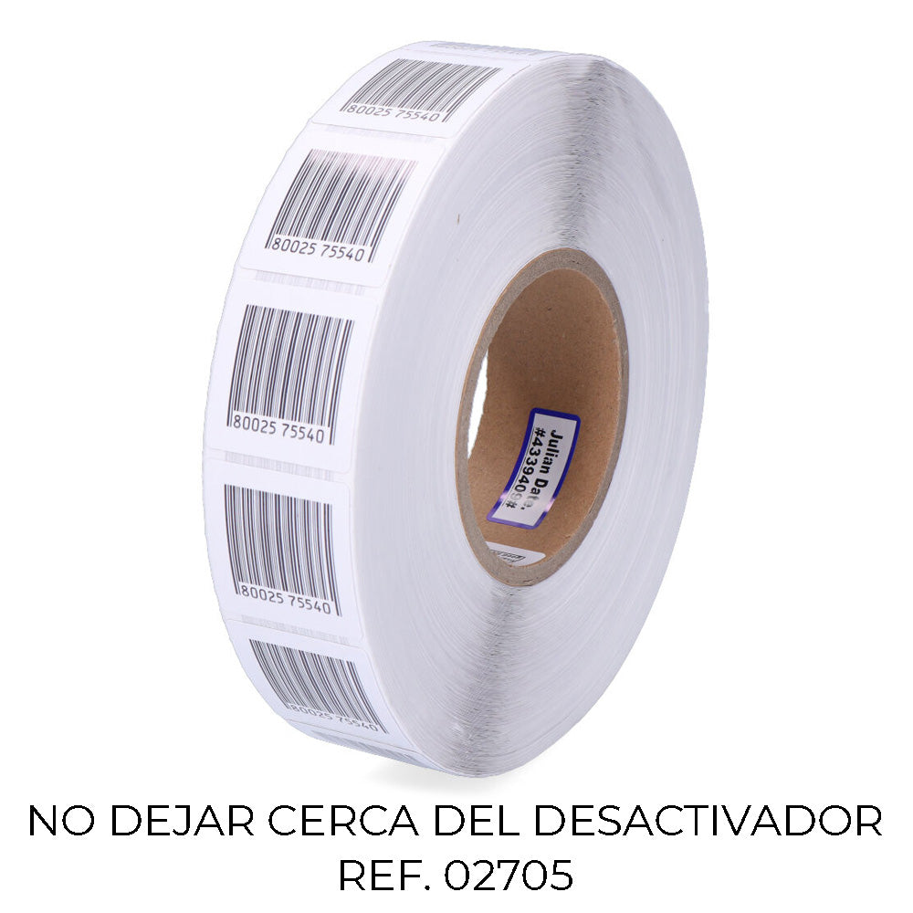 Pack 2000 etiquetas anti-roubo 410 branca cÃ³digo de barras 7909949 checkpoint_0