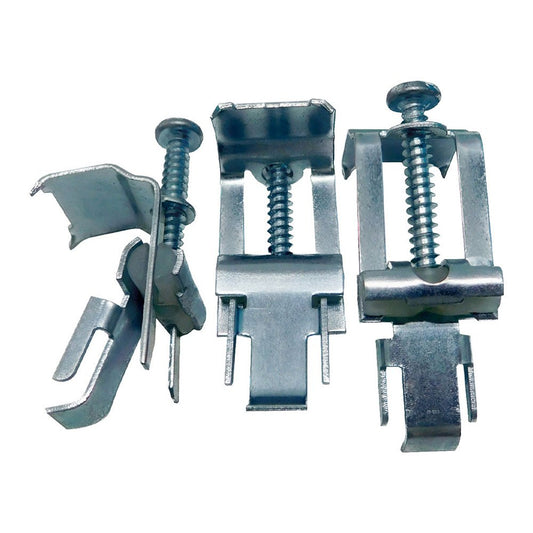 Clips de fixaÃ§Ã£o para pia grp03, aÃ§o, acabamento niquelado, 50 x 18 mm, 6 un, blister_0