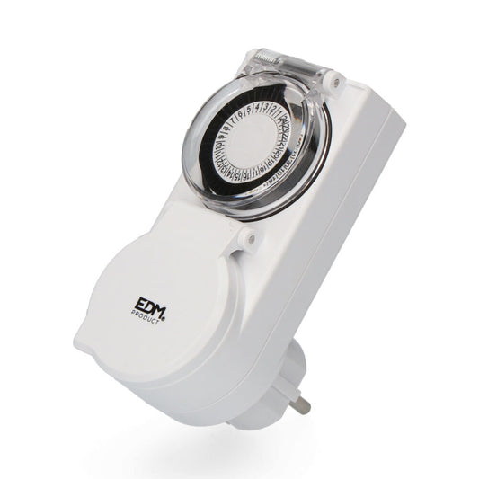 Programador 24 horas analÃ³gico ip44 230v 50hz 16a edm_0