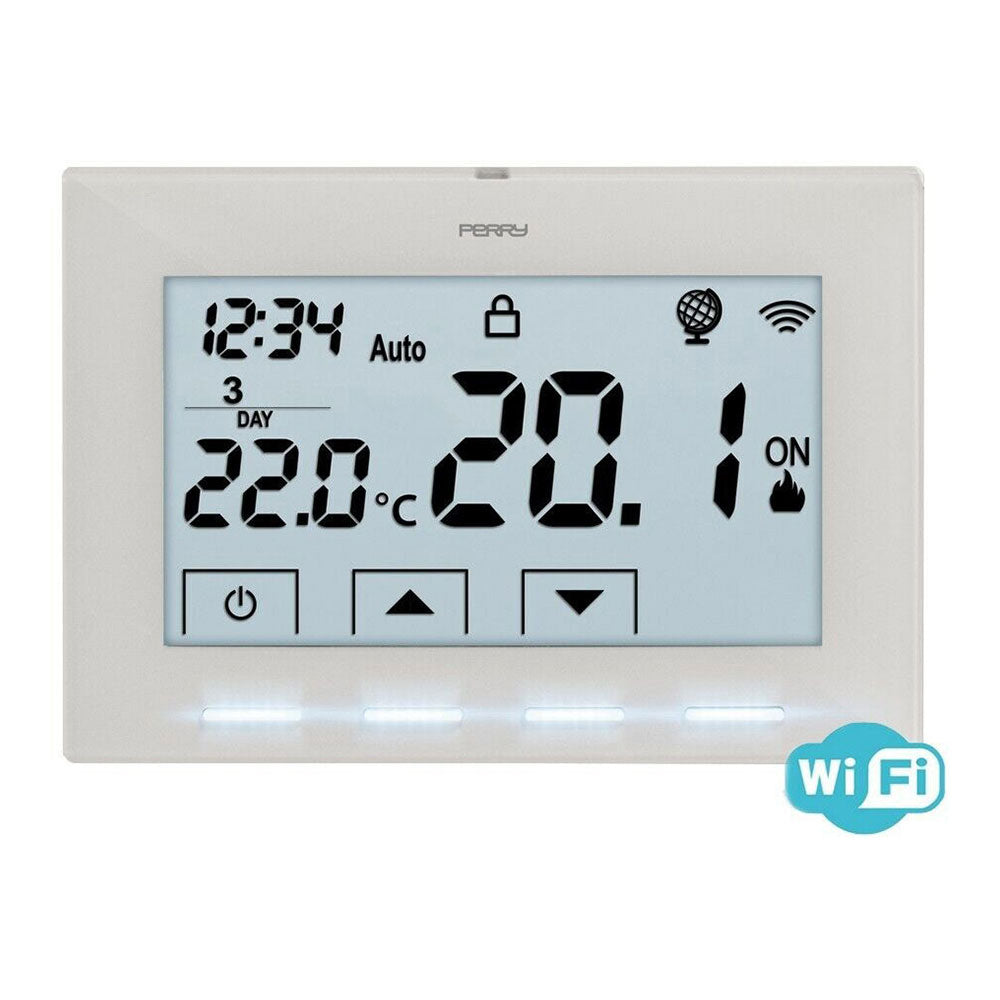 CronotermÃ³stato wifi a 230v branco 1tx cr029wifi perry_0