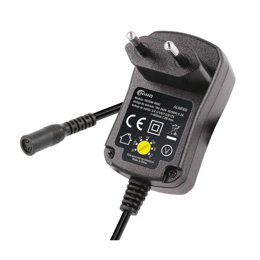 Fonte de alimentaÃ§Ã£o eletrÃ³nica 12v 600mah 7,2w com seletor ajustÃ¡vel de 3v a 12v_0