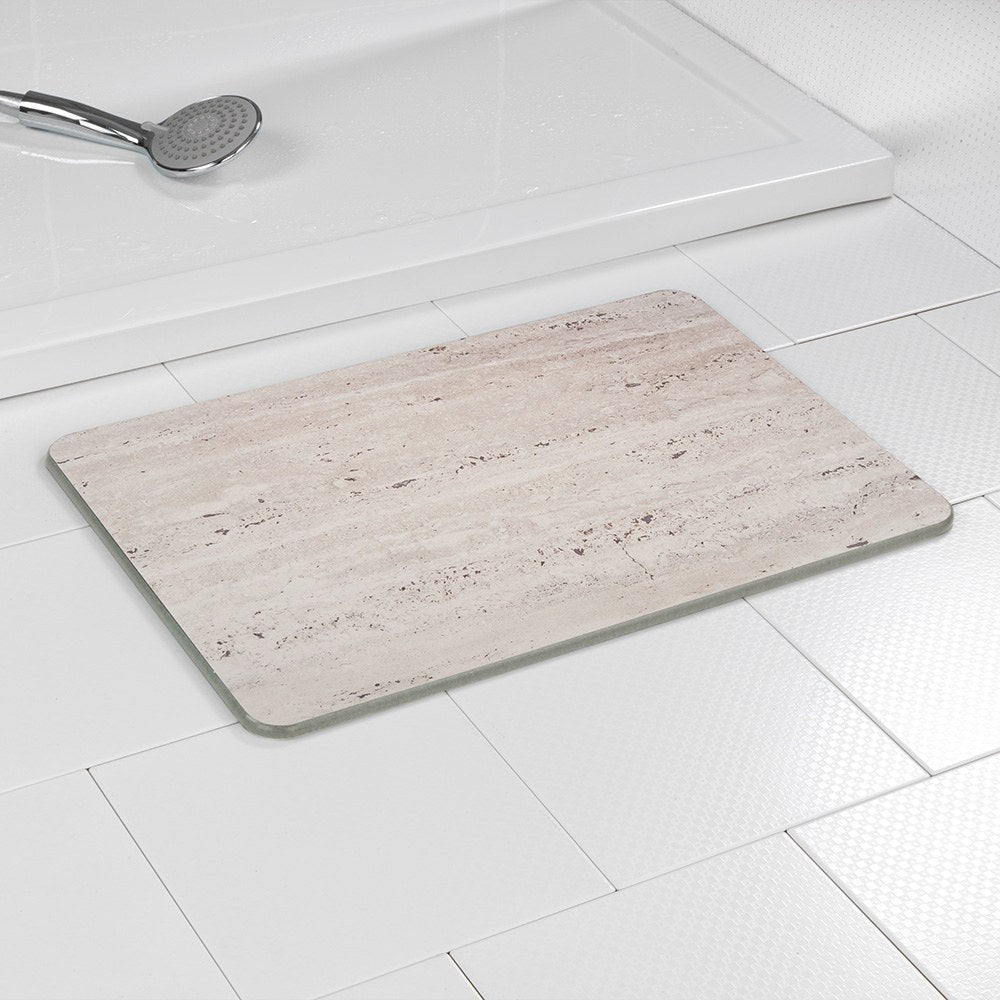 Tapete de banho antiderrapante de diatomita, granito, 60 x 39 cm_0