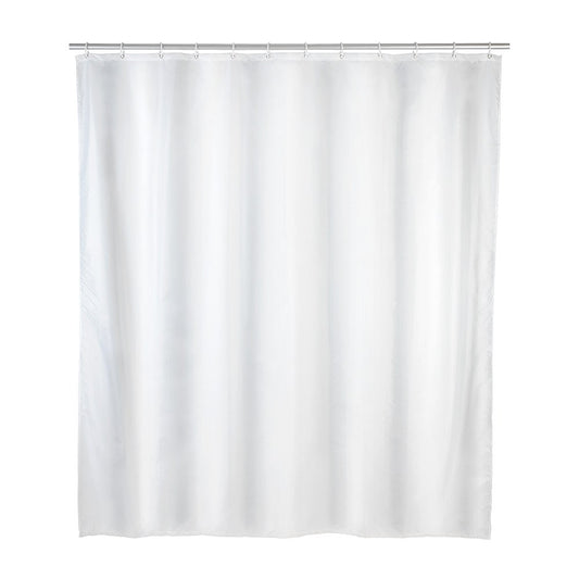 Cortina de duche em poliÃ©ster, branco, 180 x 200 cm_0