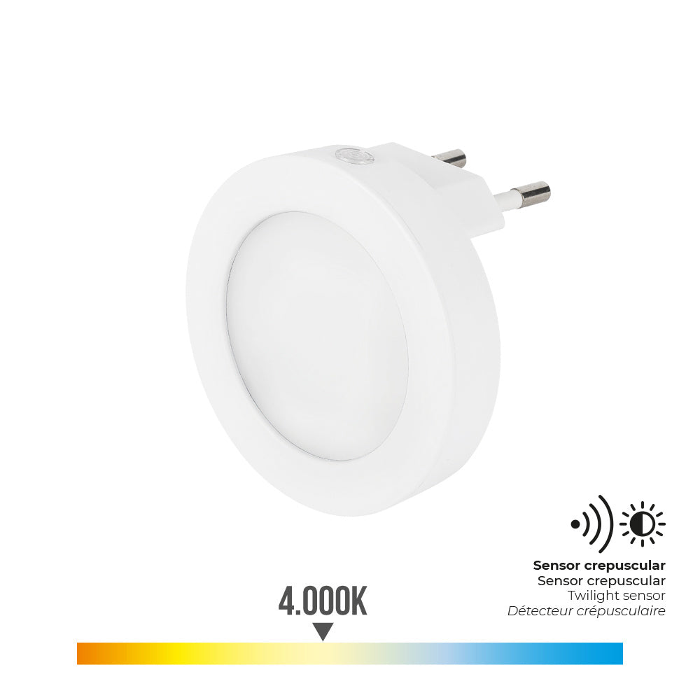 Luz presenÃ§a led 0,5w 5lm 4000k red. edm_0