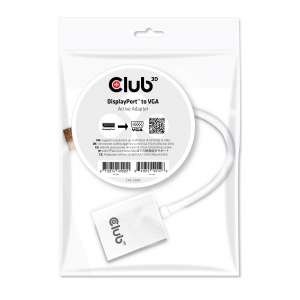 ADAPTADOR ACTIVO CLUB3D  DP A VGA WHITE_0