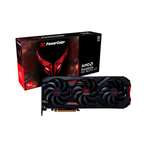 Grafikkarte PowerColor Radeon RX 9070 XT Red Devil 16GB OC / Vermelho_0