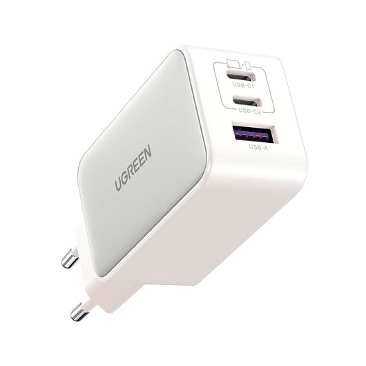 UGREEN Uno RG 65W 3-Port GaN Fast Charger pink blue_0