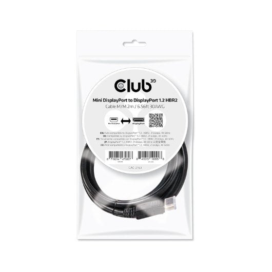 ADAPTADOR ACTIVO MINI-DP A VGA CLUB3D BLACK_0