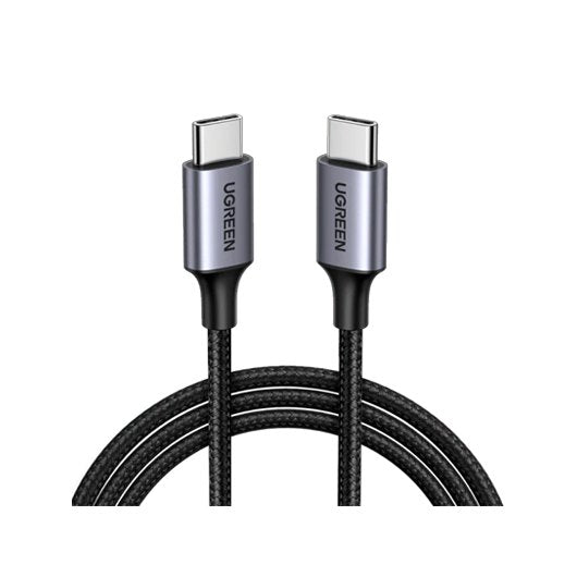 CABLE UGREEN USB-C ALUMINUM TRENZADO 1M BLACK_0