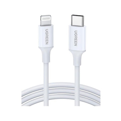 Ugreen US171 Lightning - USB-C MFi PD cable 20W 480Mb/s 1m - white_0