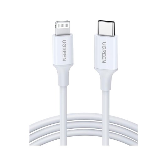 Ugreen US171 Lightning - USB-C MFi PD cable 20W 480Mb/s 1m - white_0