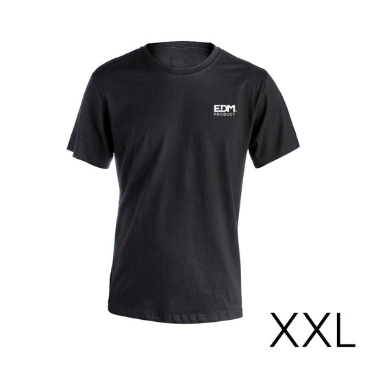 *merchandising* camiseta preta tamanho-xxl manga curta bordada edm_0