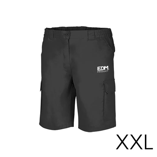 *merchandising* bermuda preta tamanho-xxl serigrafiada edm_0