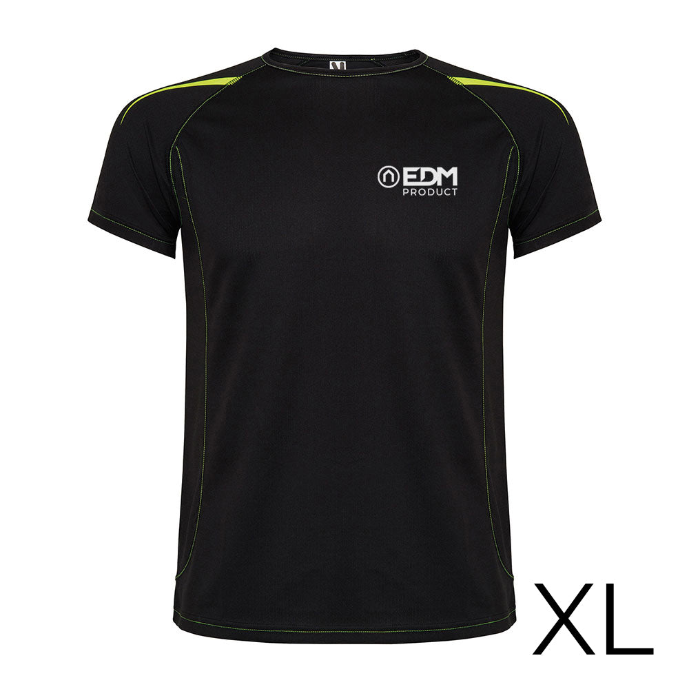 *merchandising* t-shirt desporto preta tamanho-xl roly edm_0