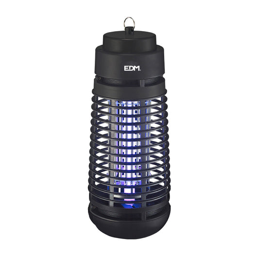 Mata insetos elÃ©trico 1x6w 25mÂ² Ã¸12x30cm cor preto edm_0