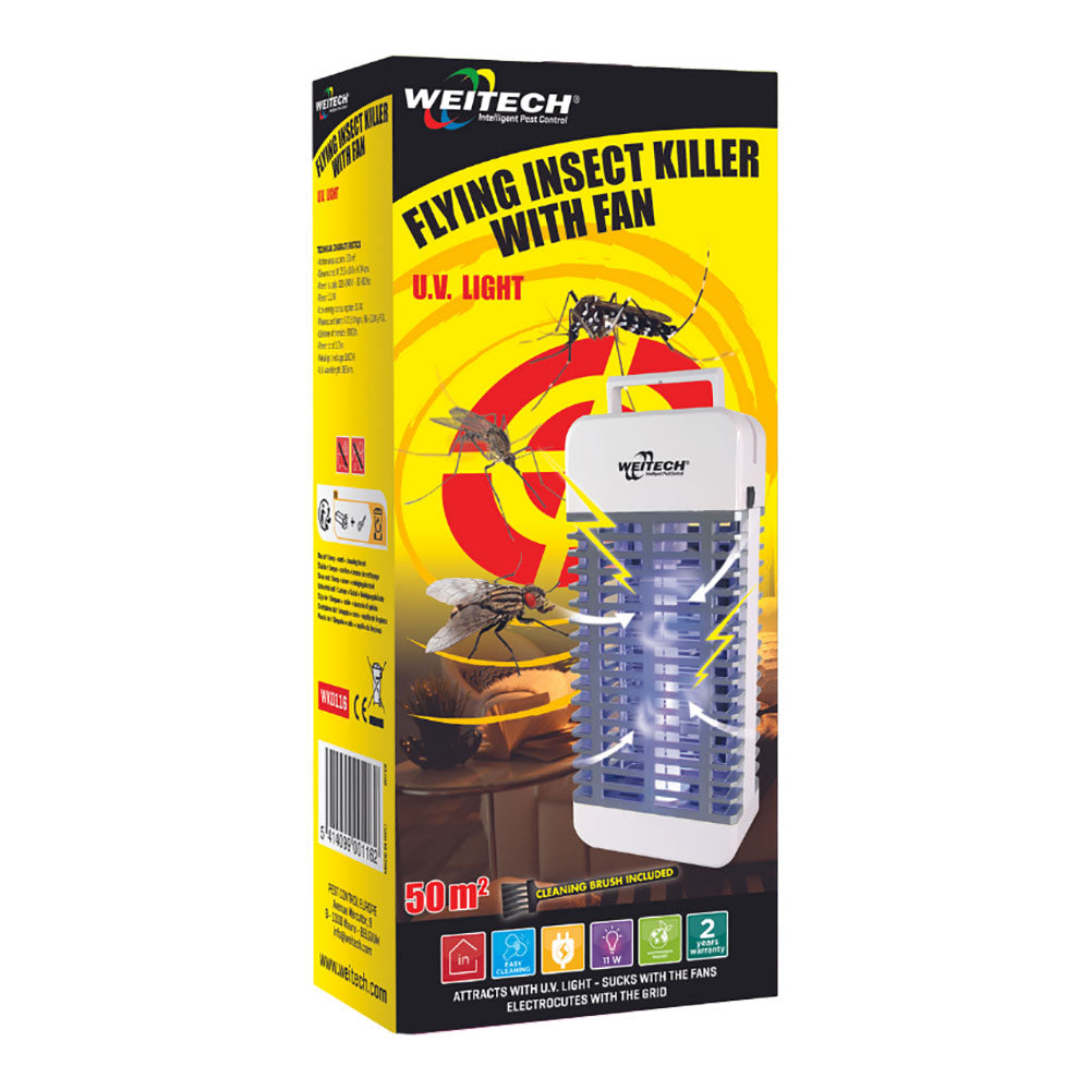 Mata insetos com luz uv e aspirador weitech_0