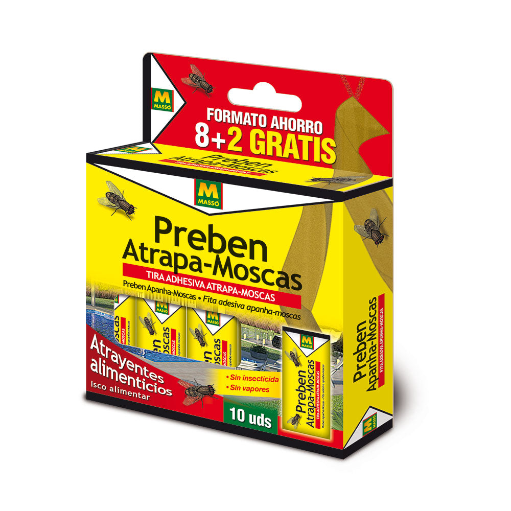 Preben fita adesiva moscas 10 un_0