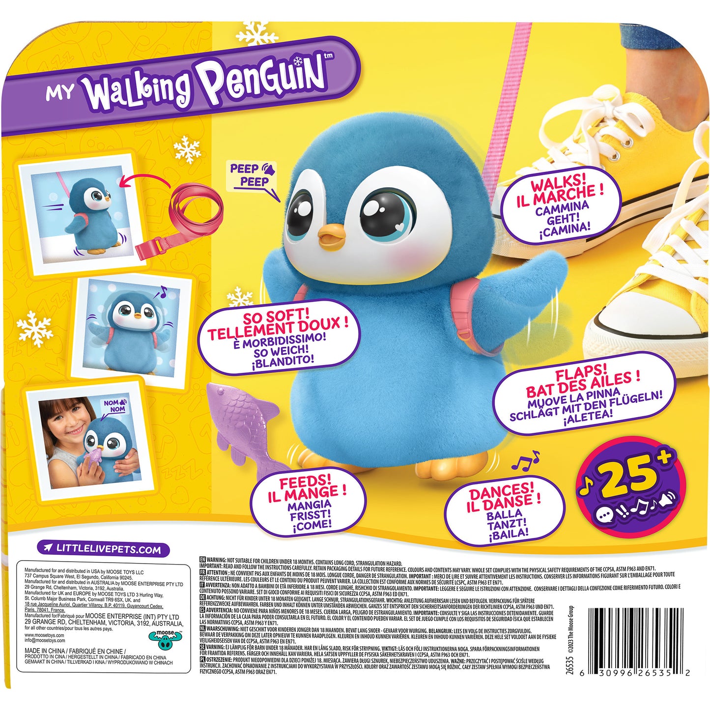 Peluche Interativo Little Live Pets My Pet Penguin Waddles