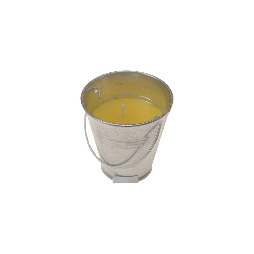 Vela anti-mosquito citronela com recipiente metÃ¡lico 30g Ã¸6,5cm_0