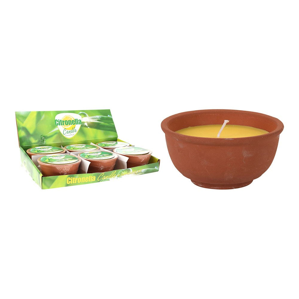 Vela de citronela em vaso de terracota, Ã¸13 x 70 mm_0