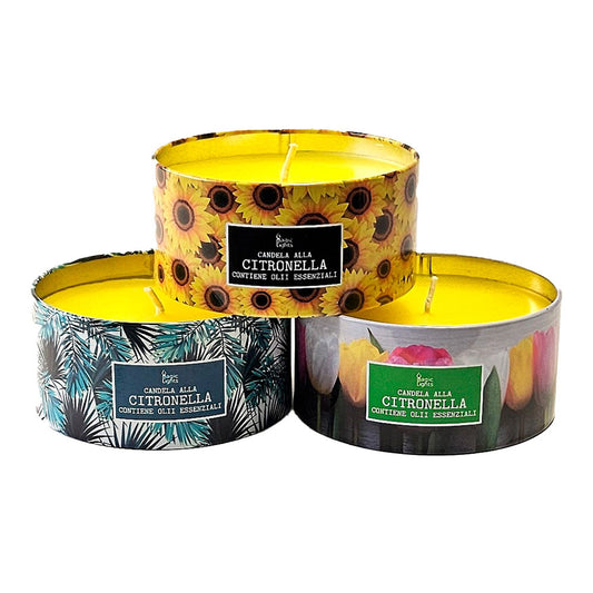 Vela de lata citronella fantasy 100 g, vÃ¡rios modelos_0