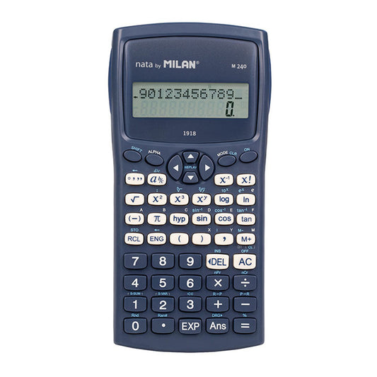 BlÃ­ster calculadora cientÃ­fica m240 serie 1918 azul milan_0