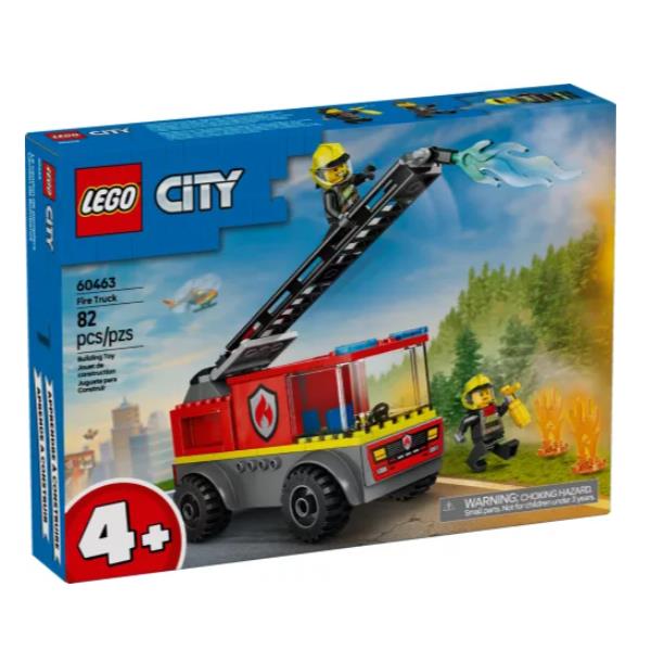 60463 City Feuerwehrleiterfahrzeug, Konstruktionsspielzeug_0
