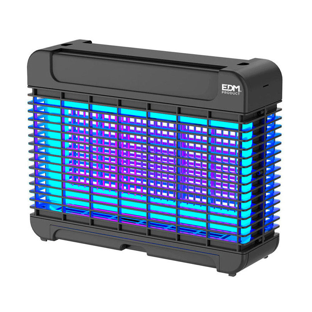 Mata insetos eletrÃ´nico profissional com led 10w 100mÂ² 31,6x10x26,3cm cor preta edm_0