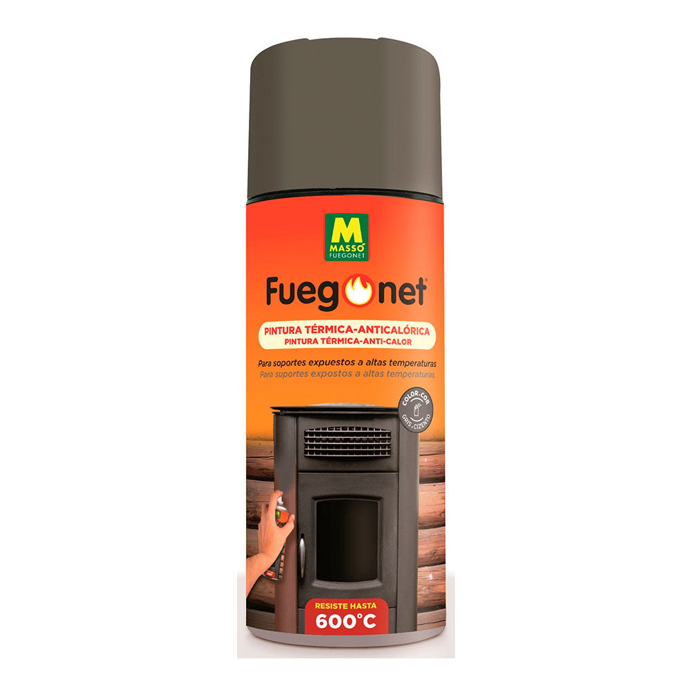 Tinta anticalÃ³rica cinzento 400ml fuegonet massÃ³_0