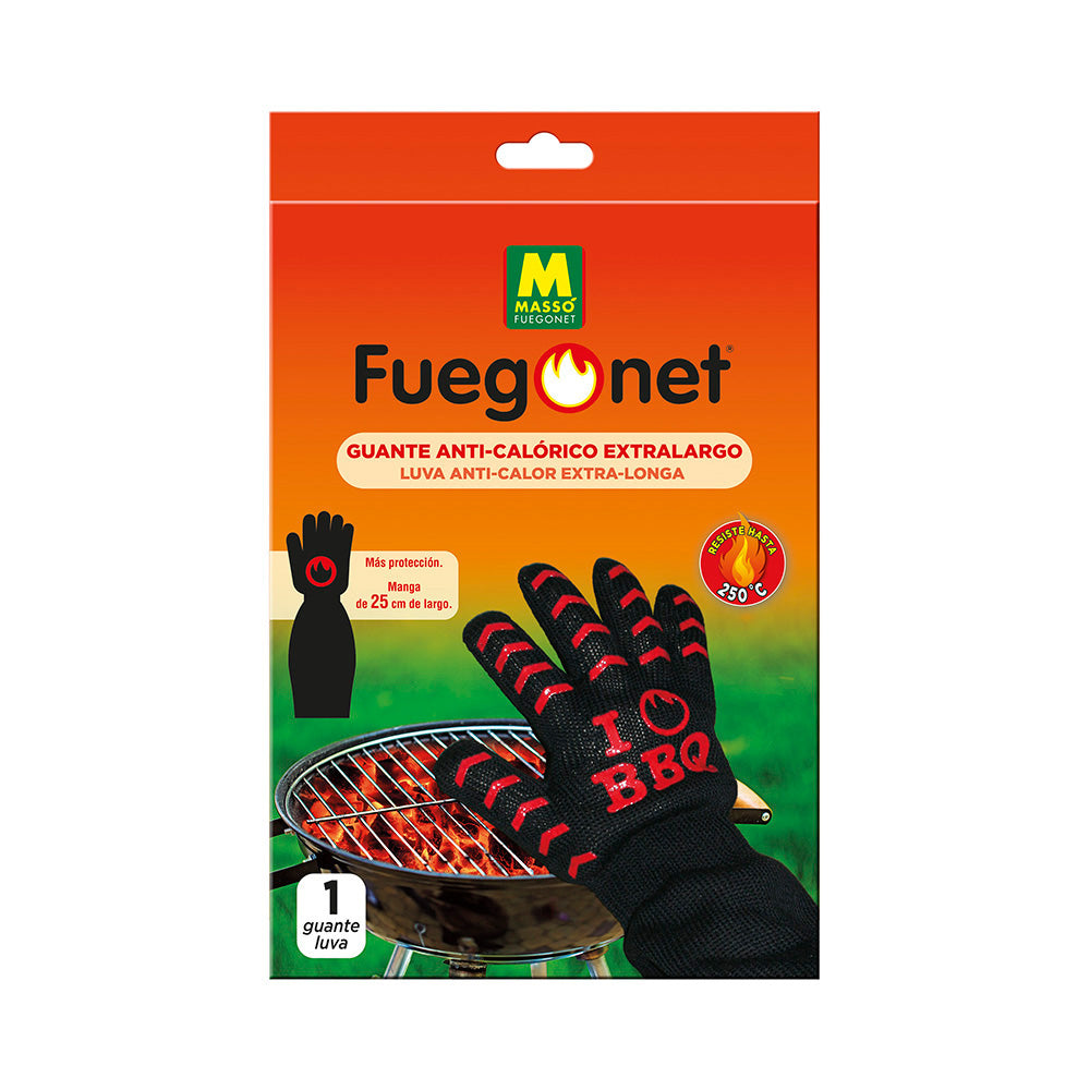 Luvas de proteÃ§Ã£o tÃ©rmica extra compridas fuegonet massÃ³_0
