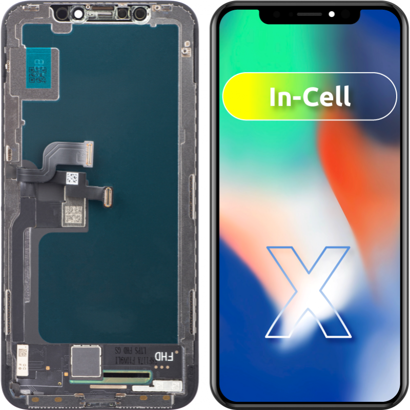 Módulo LCD ZY In Cell para iPhone X Preto