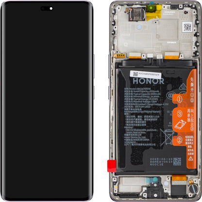 Módulo LCD com Bateria para Honor Magic7 Lite Titanium Purple