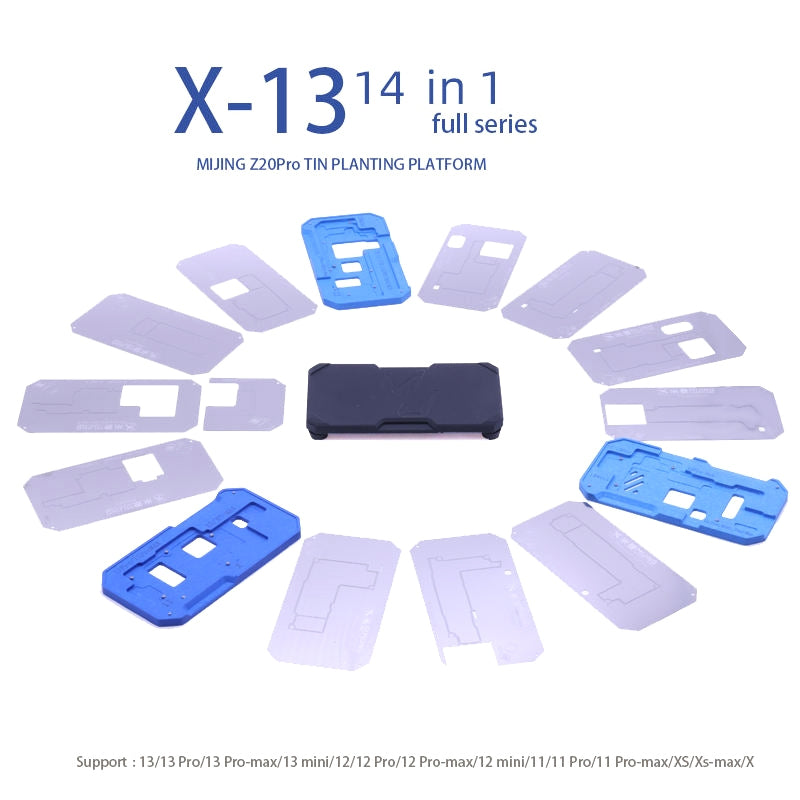 Suporte de Reballing Mijing Z20 Pro iPhone X a 13 Pro Max