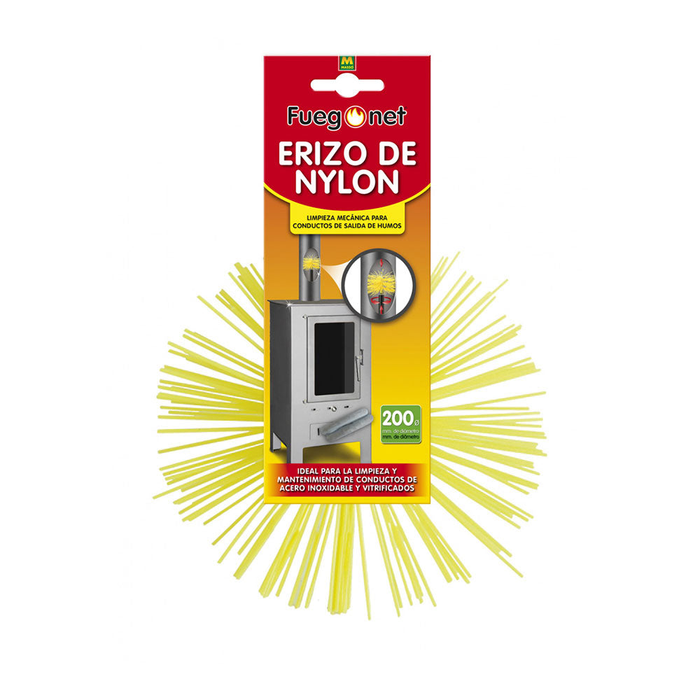 Limpa fuligem ouriÃ§o de nylon Ã¸200mm fuegonet 231540 massÃ³_0