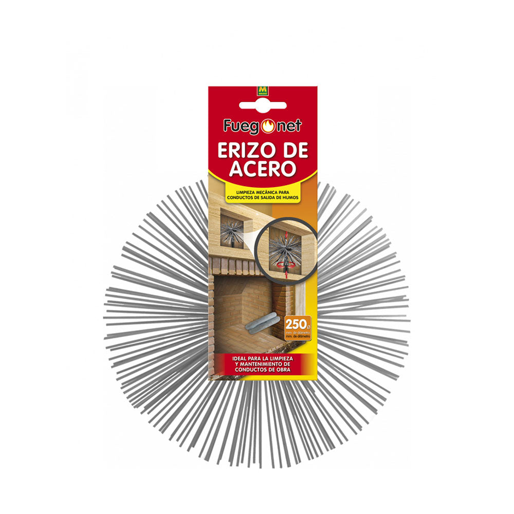 Limpa fuligem ouriÃ§o de aÃ§o Ã¸250mm fuegonet 231543 massÃ³_0