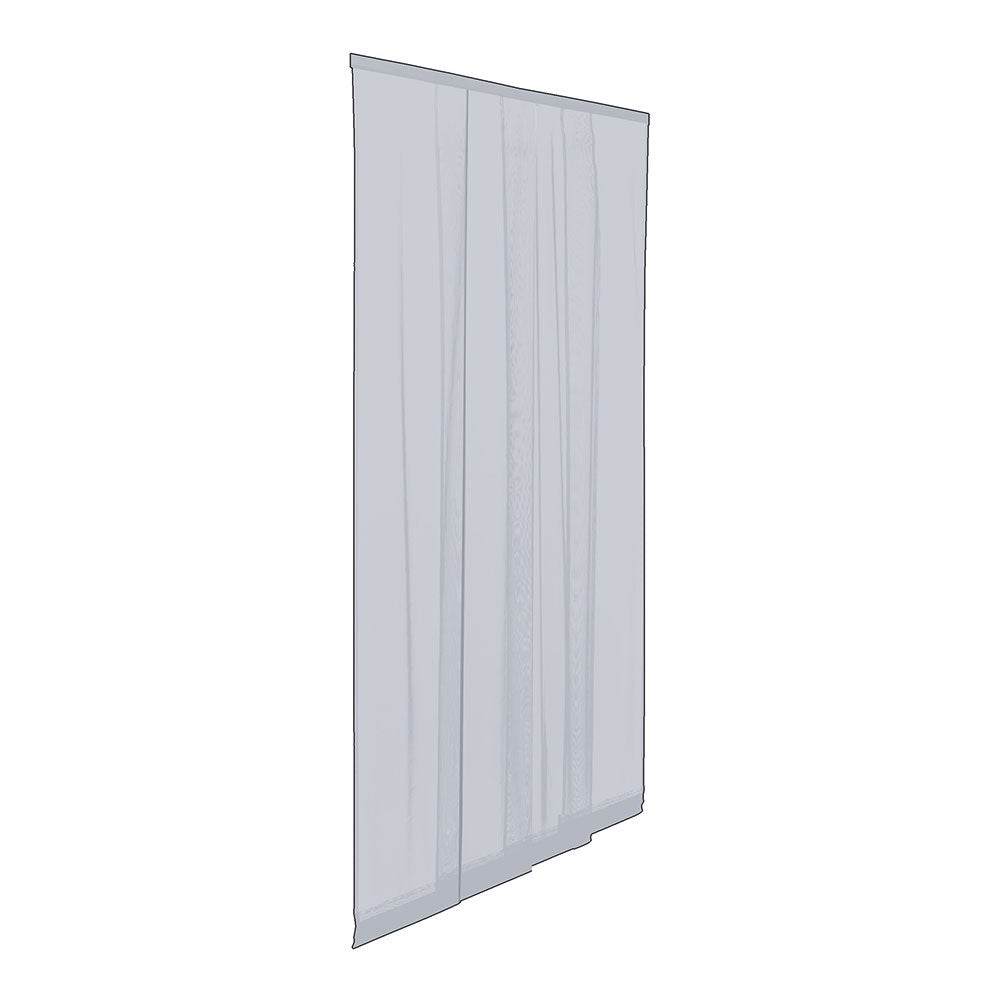 Mosquiteiro de tiras adaptÃ¡vel para porta, cinza, 140 x 240 cm, 6 peÃ§as 28 x 240 cm_0