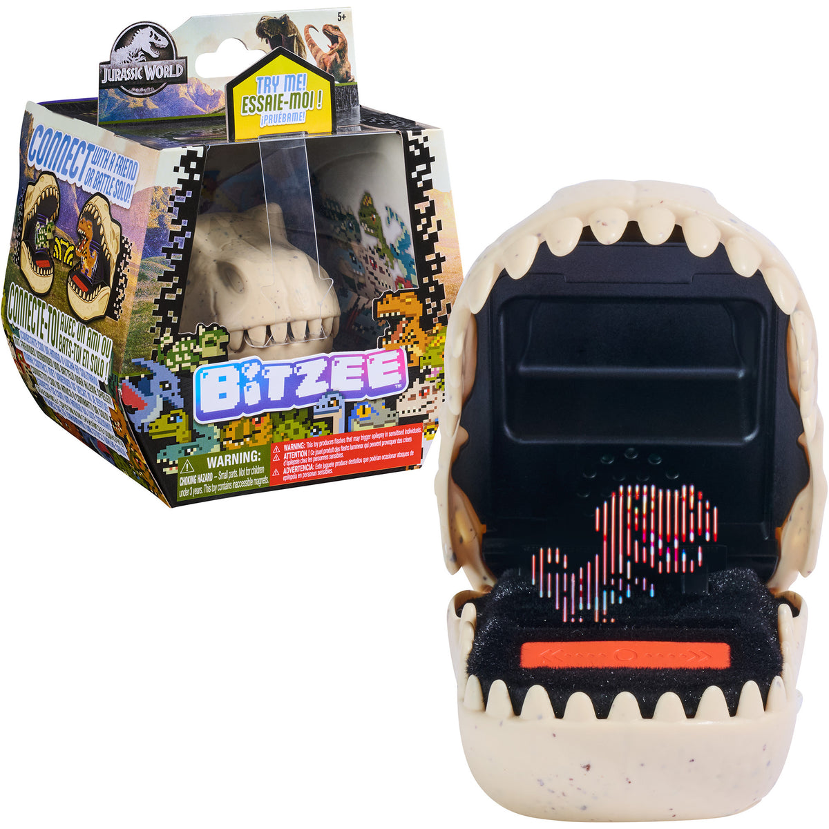 Figura Interativa Spin Master Bitzee Jurassic World 25 Dinossauros