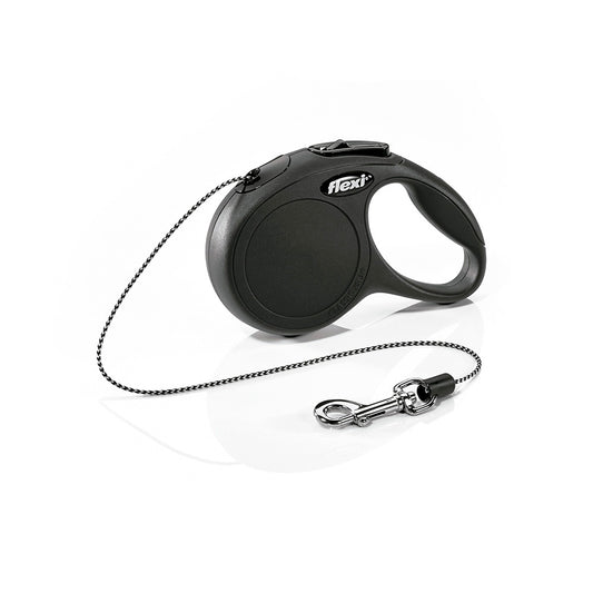 Correia extensÃ­vel flexi classic 5m de fita tamanho p atÃ© 12kg cor preto nayeco_0