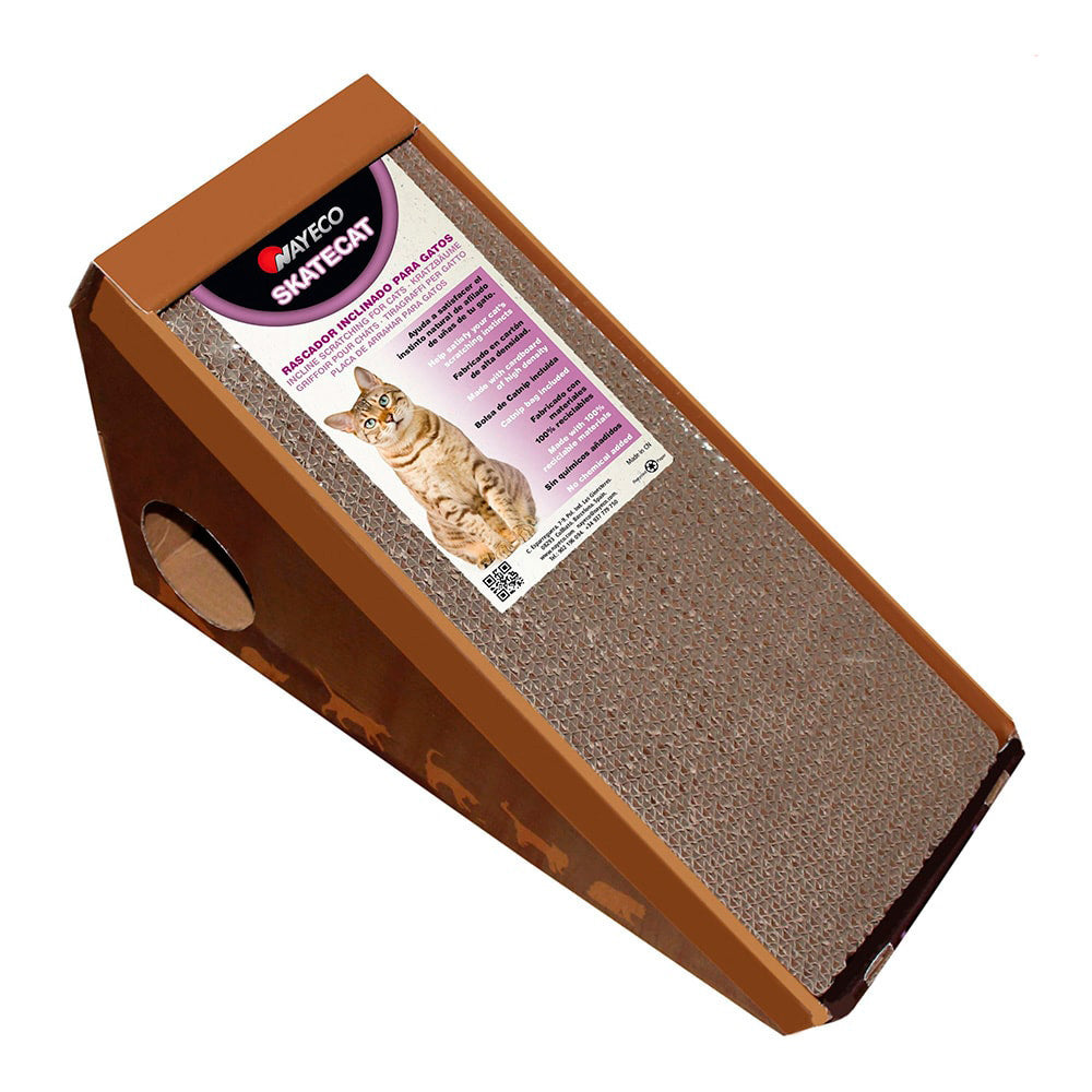 Arranhador para gatos skatecat 36x24x37cm nayeco_0