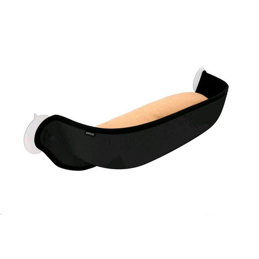 Cama gato com ventosa para janela cor preto 65x18x25cm nayeco_0