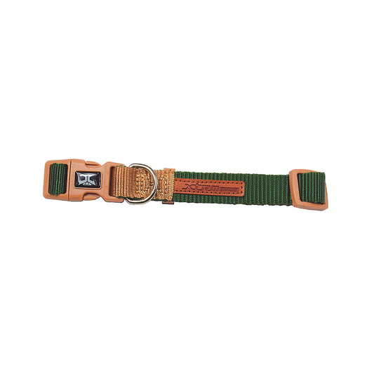 Colar verde-beige forest-british x-trm duplo premium 48-66x2.5cm nayeco_0